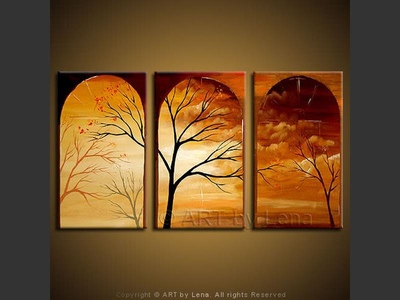 Windows to My World - original canvas painting by Lena
