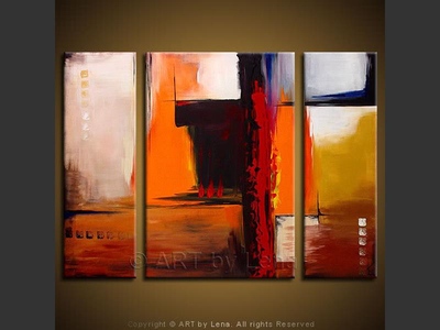Extreme Heat - original canvas painting by Lena