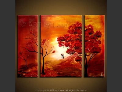 Long Way Home - original canvas painting by Lena