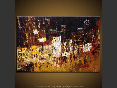 Magnificent Mile - contemporary painting