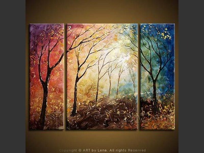 Alley In The Fall - home decor art