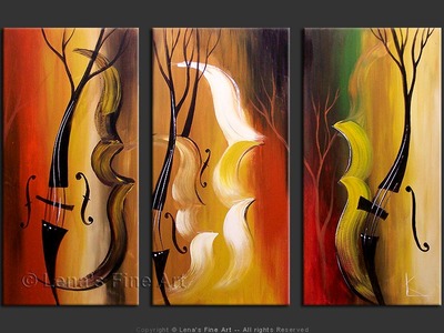 The Grand Valse - original canvas painting by Lena