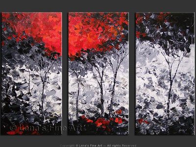 Red Skies - home decor art