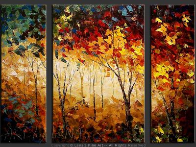 Northern Fall - contemporary painting