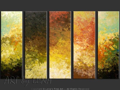 Forest Dreams - original canvas painting by Lena