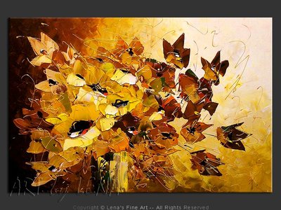 Pure Gold - contemporary painting
