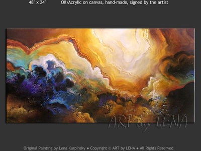 Agate Sky - contemporary painting