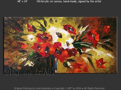 Thanks For All The Joy - original painting by Lena Karpinsky