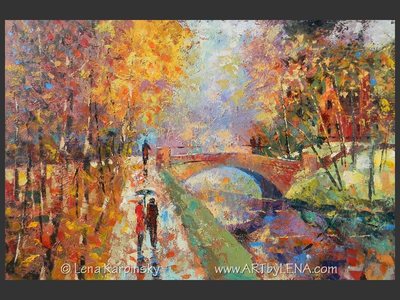 House By The Bridge - art for sale